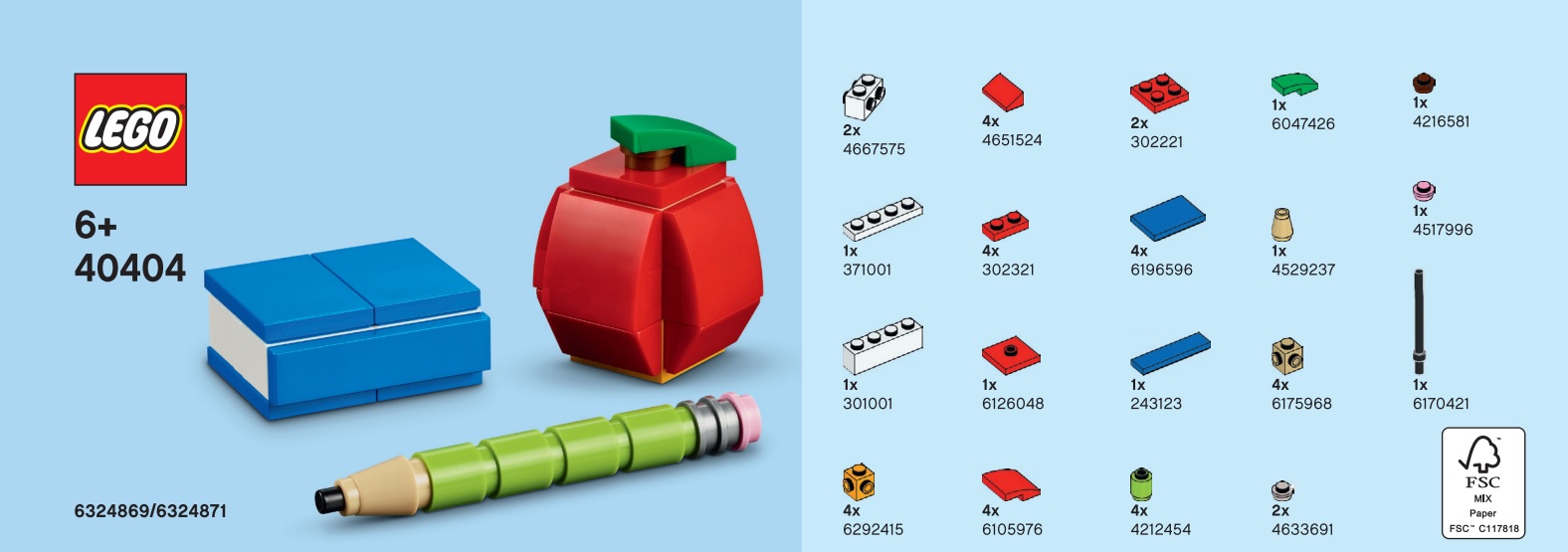 October 2020 Monthly Mini Model Build Instructions - LEGO Teacher's Day - Toys N Bricks