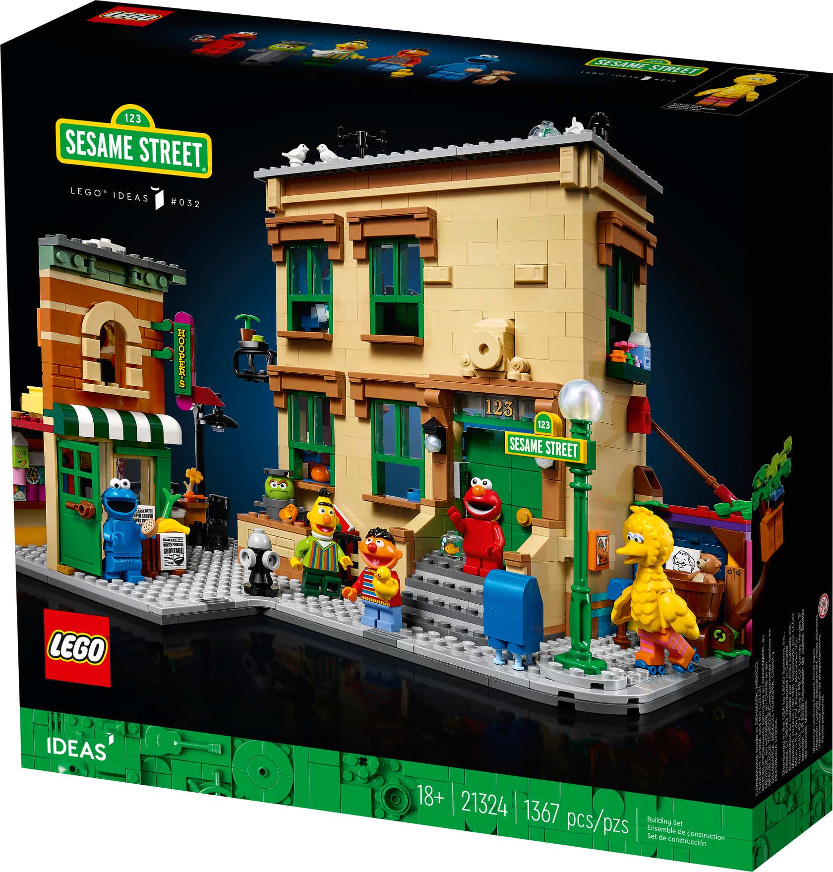 18+ LEGO Ideas 21324 Sesame Street Set Officially Revealed