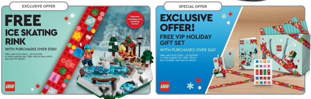 stemning Insister Blive gift December 2020 LEGO Brand Retail Store Calendar Offers & Promotions - Toys N  Bricks