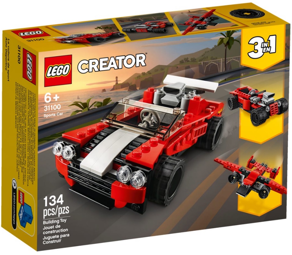 USA] LEGO Creator 3in1 Sports Car or Safari Wildlife Tree House On Sale  (20% off) – Toys N Bricks